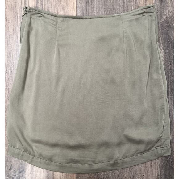 NWT Free People Size 10 Night Dreamer Twisted Mini Skirt in Tropical Nut - Picture 4 of 8